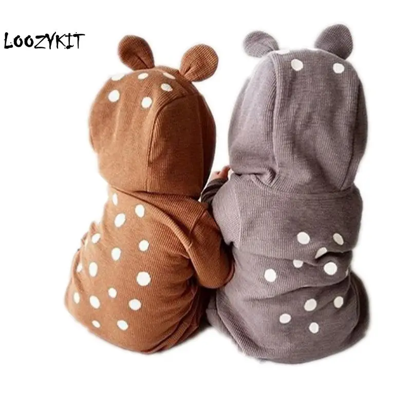 Одежда для маленьких мальчиков и девочек Loozykit демисезонный комбинезон