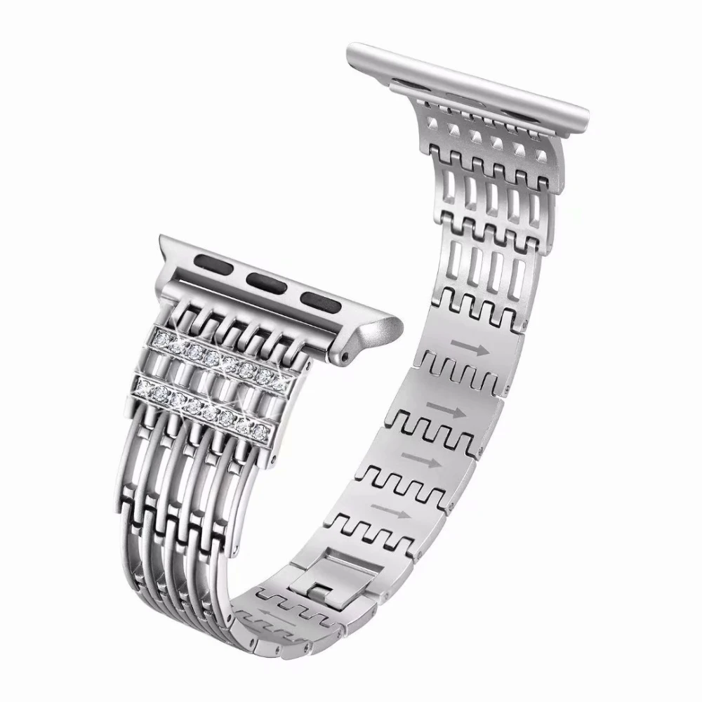 Браслет металлический для Apple Watch Band Series 4 3 2 1 44 мм/40 мм 42 мм/38 мм|Ремешки часов| |