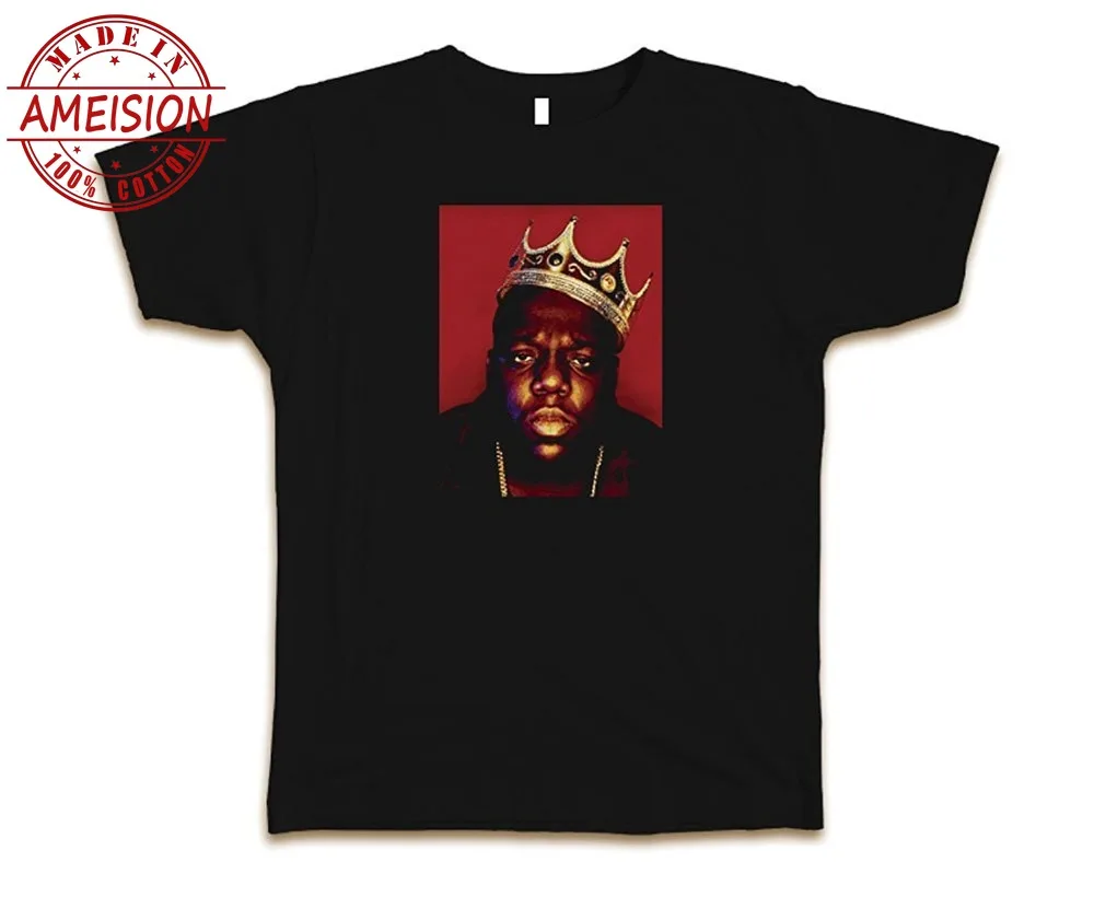Новый Летний Лидер продаж мужская мода 2019 Стиль Notorious Big футболка Sneaker Tee Ретро XII