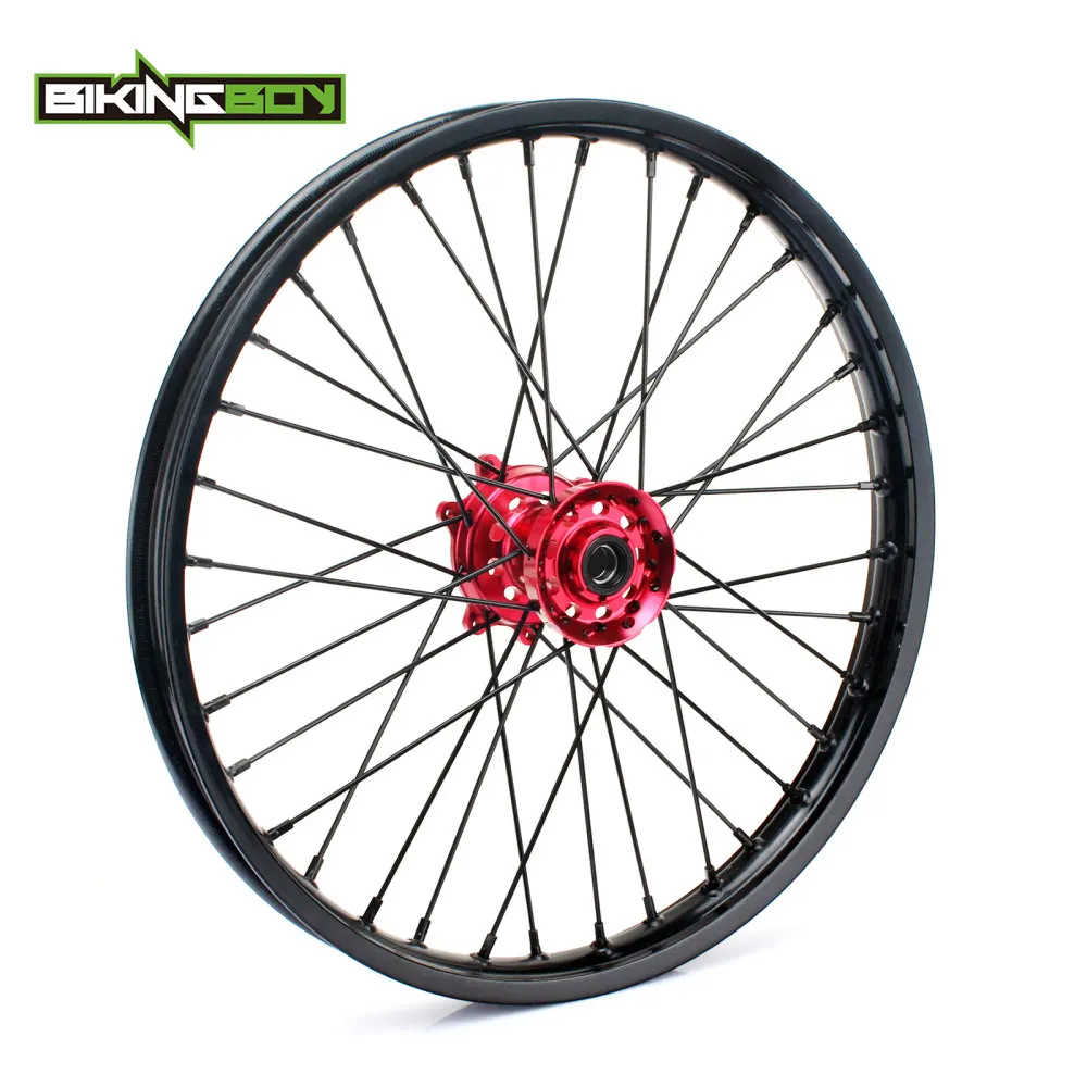 711 612 Front BIKINGBOY 2" 19" обод колеса концентратора для HONDA CR 125 250 R 02-13 CRF250R 04-19 CRF250X CRF450R 02-19 CRF450X 18 17 16 15 спереди и сзади - Цвет: 711 612 Front