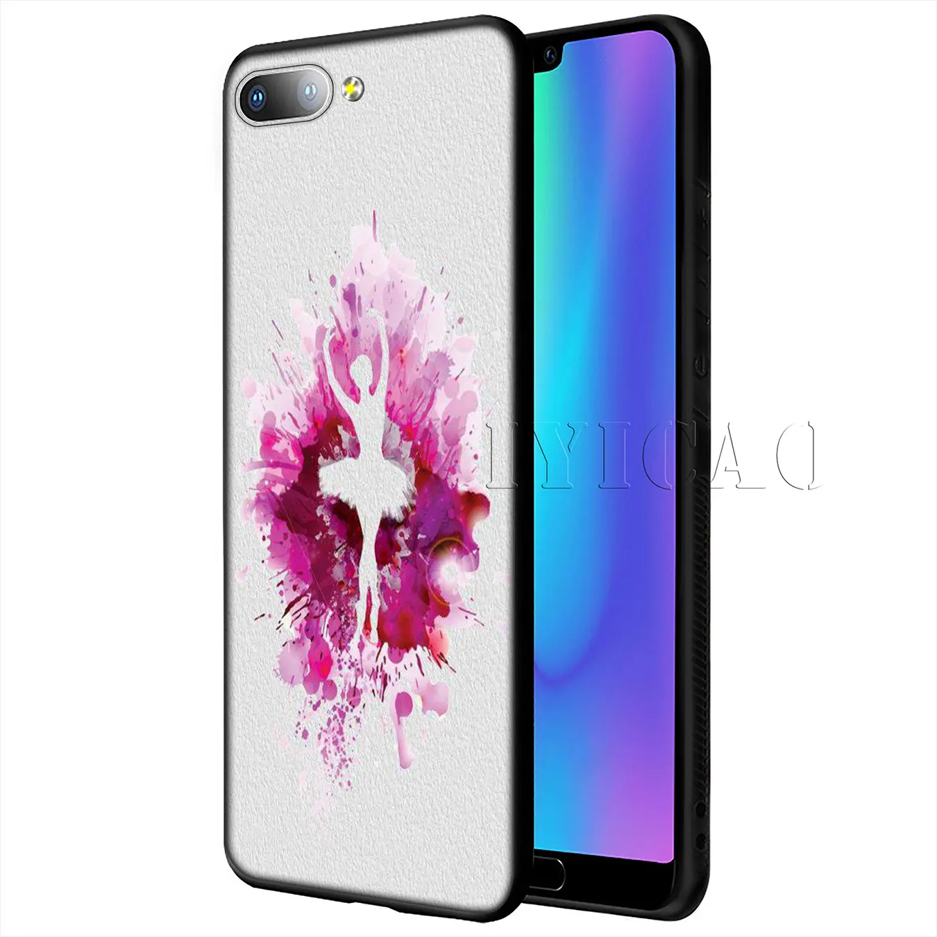 Балетки IYICAO танцевальные балетки для девочек мягкий чехол Huawei Y9 Y7 Y6 Prime 2019 Honor 20 8C 8X