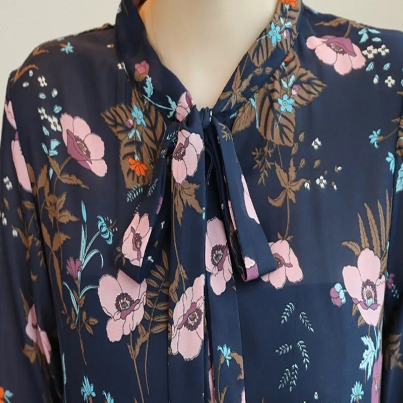 Женское платье с длинным рукавом плиссированное шифоновое большого размера