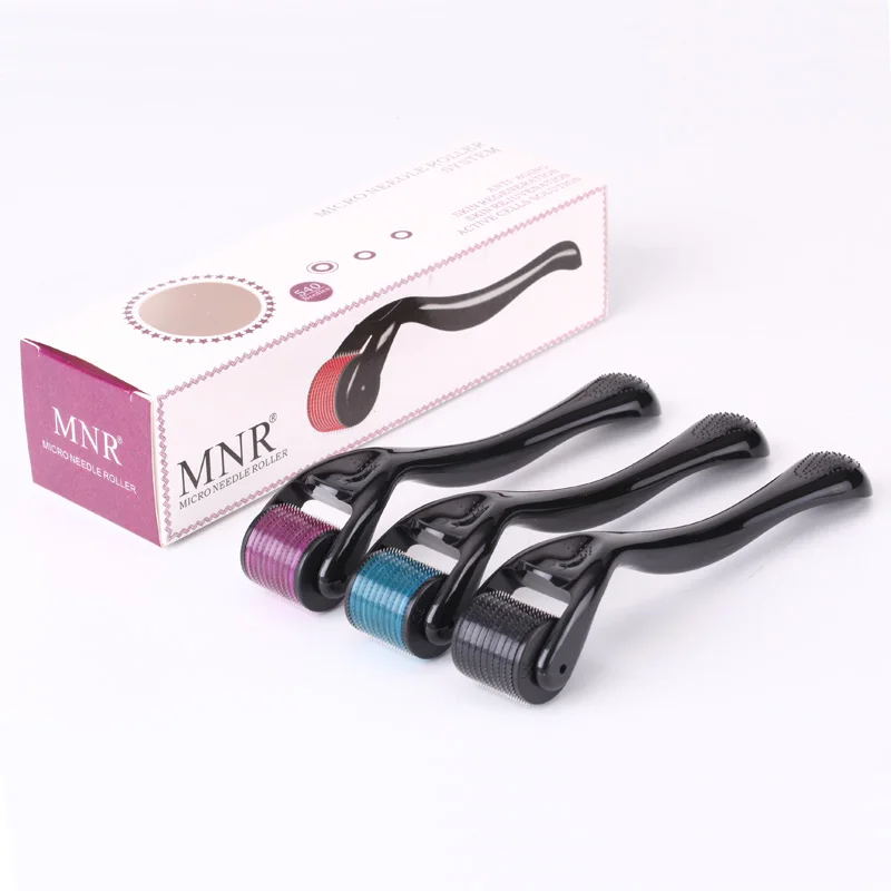 540 иголок derma roller мезоролик с микроиглами система deramroller для омоложения кожи лица