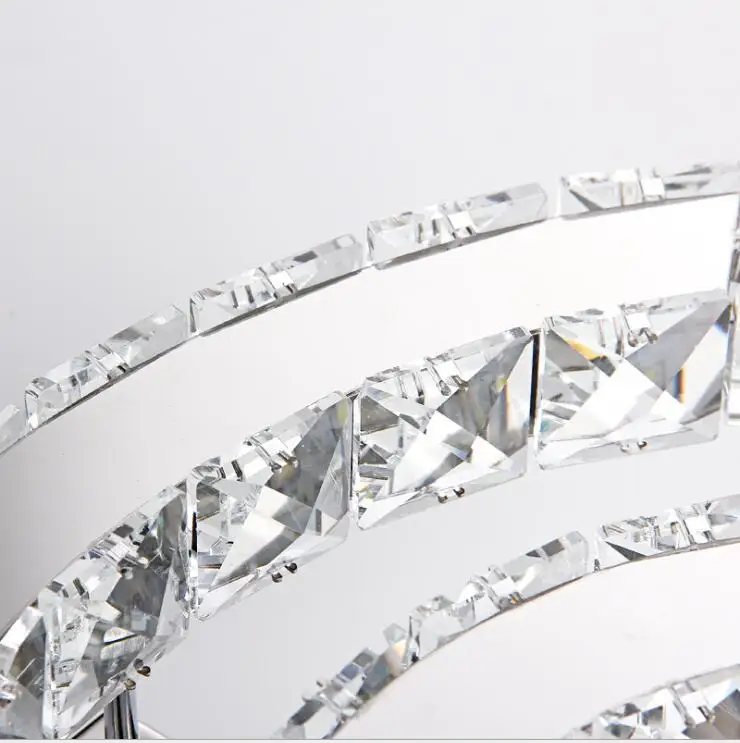 L светодиодный настенный светильник с кристаллами современный минималистичный