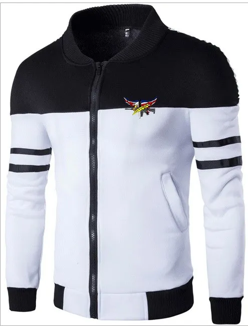 Американская полиция спецназ печать модная мужская куртка с строчкой дизайн