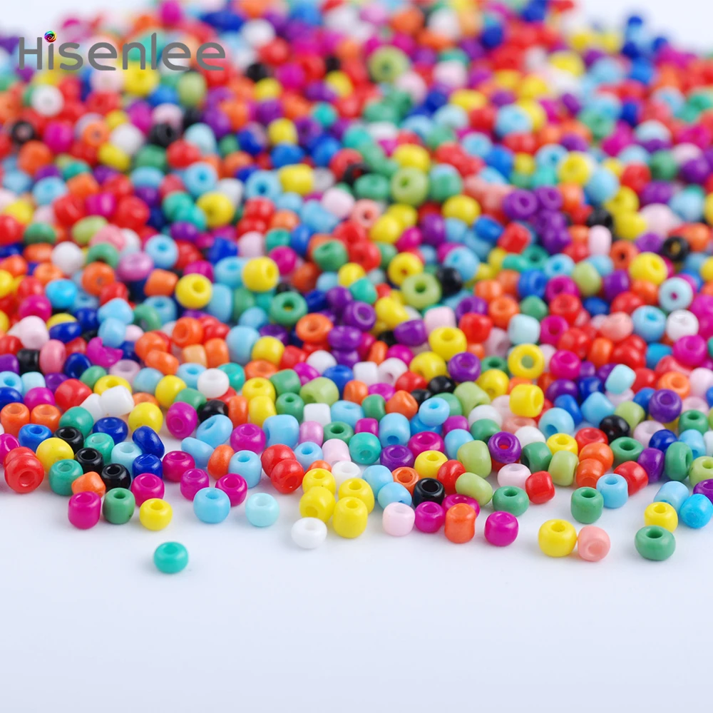 Hisenlee (1500 шт. = 1 партия!) свободные 3 мм Разноцветные чешские Мини стеклянные