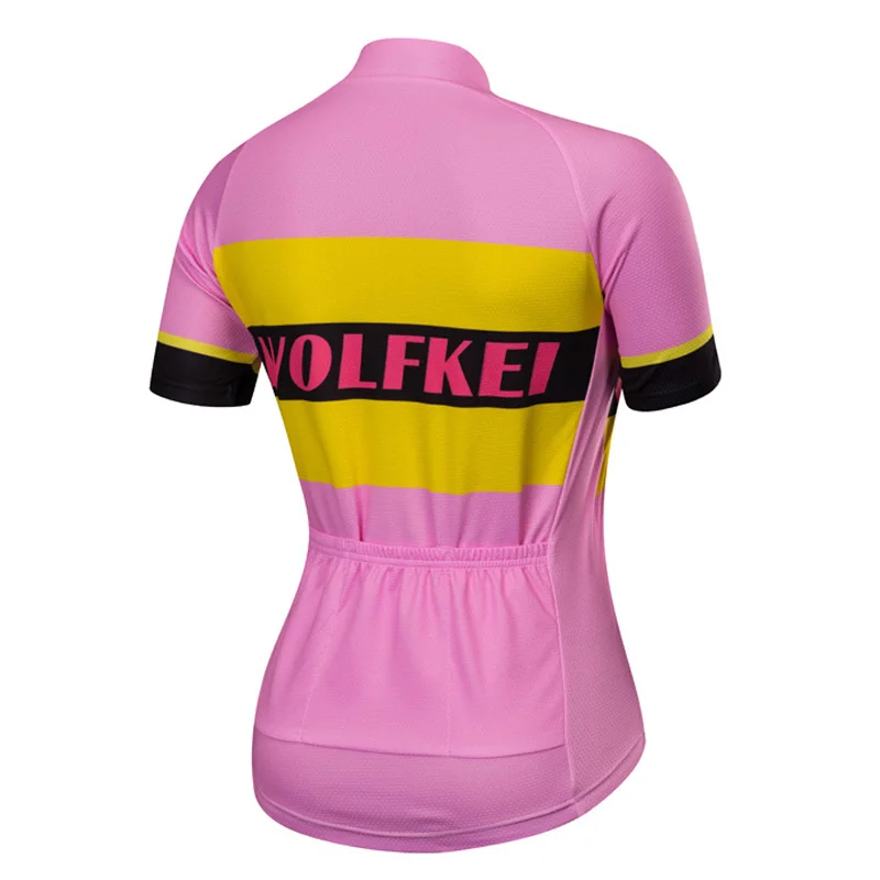 Wolfkei Лето Ропа Ciclismo Велоспорт Джерси Шорты для женщин комплект/стрейч велосипед