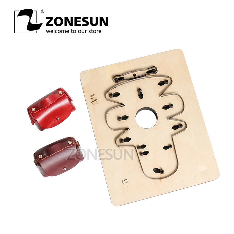 

ZONESUN AHS Customized handbag shape leather coin holder cutting die bag pendant wallet cut mold DIY leather cutting knife die