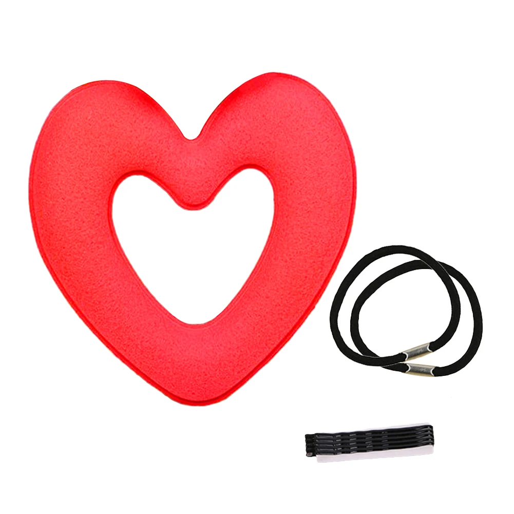 Самый популярный пучок для волос в форме пончика сердца волшебная губка