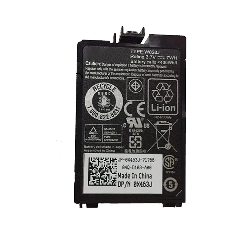 7XINbox 7Wh 3 7 V W828J Raid контроллеры Аккумулятор для Dell PowerEdge M600 M610 M910 H700 PERC 6/i X463J 0X463J H145K