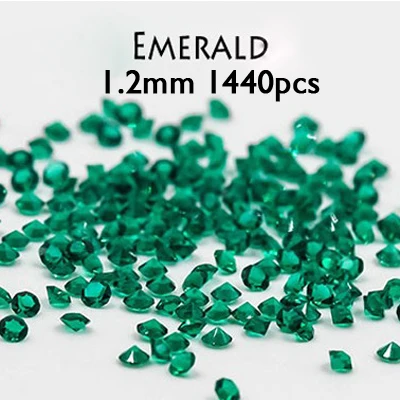 1.2mm 205 1440pcs Смешанный размер 1440 шт Кристалл шатон стекло дизайн ногтей горный хрусталь микро Маникюр украшение крошечные мини Стразы - Цвет: 1.2mm 205 1440pcs