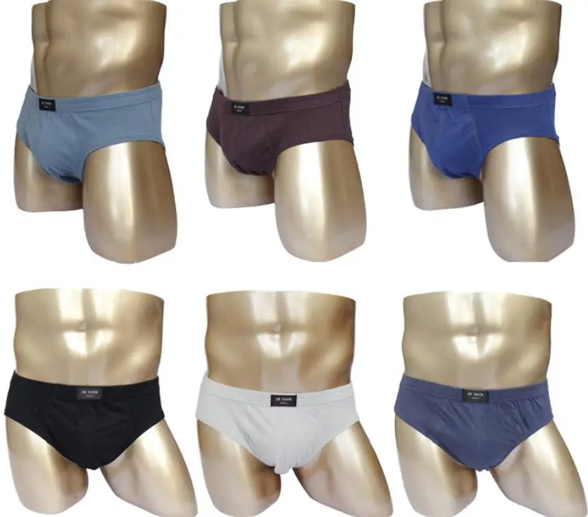 Мужское нижнее белье удобные короткие трусы 10 шт./лот 100% хлопок мужские бикини