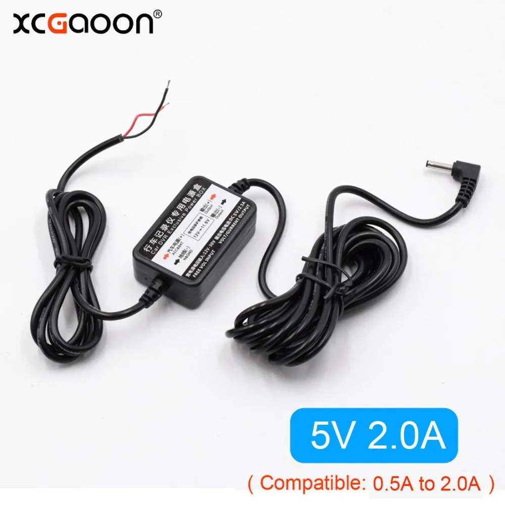 XCGaoon автомобильное зарядное устройство DC преобразователь модуль 12V 24V до 5V 2.0A с 3 5mm