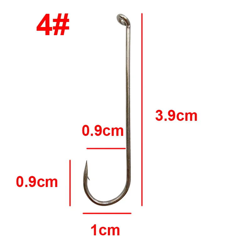 100 шт. 79580 летающих крючки из высокоуглеродистой стали удлиненное стримерные