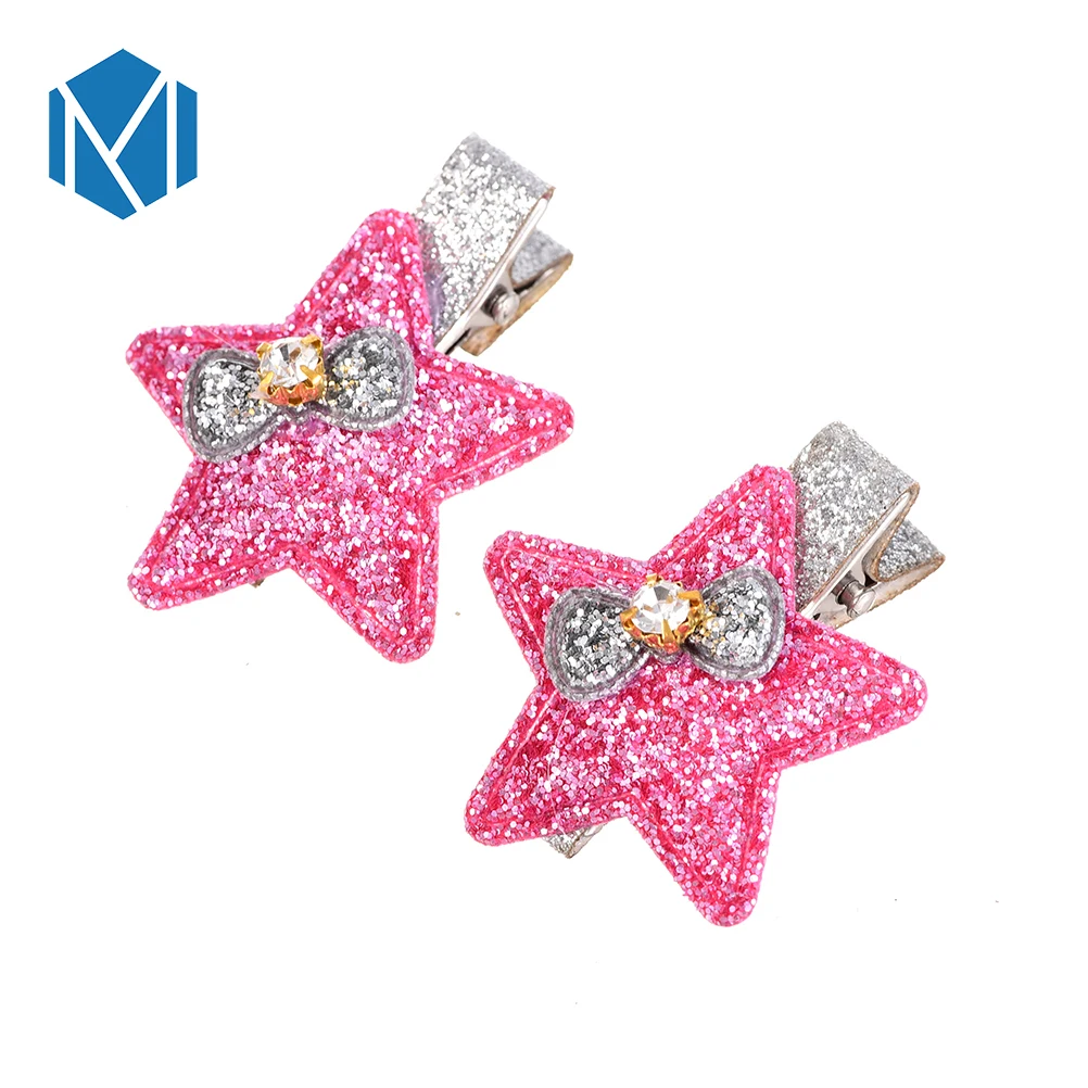 M MISM Kids блестящие заколки для волос со звездами праздничный подарок головные