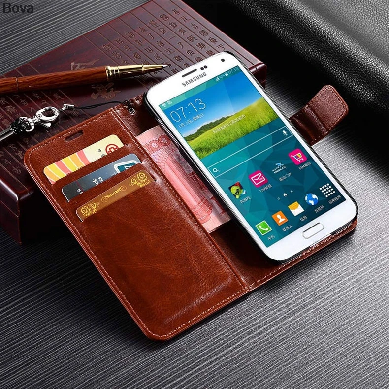 Кожаный флип-чехол в стиле ретро для Samsung Galaxy S5 i9600 G9000 защитный чехол с магнитной
