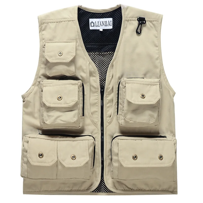 

Fashion Fisherman Vest Director Photographers Soldier Vest Tactical Military Clothes Casual Vest Breathable Pocket Style Vest