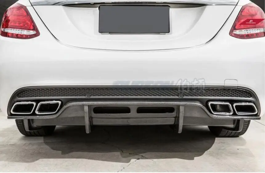 Углеродное волокно автомобиля задний багажник спойлер заднего бампера Защита