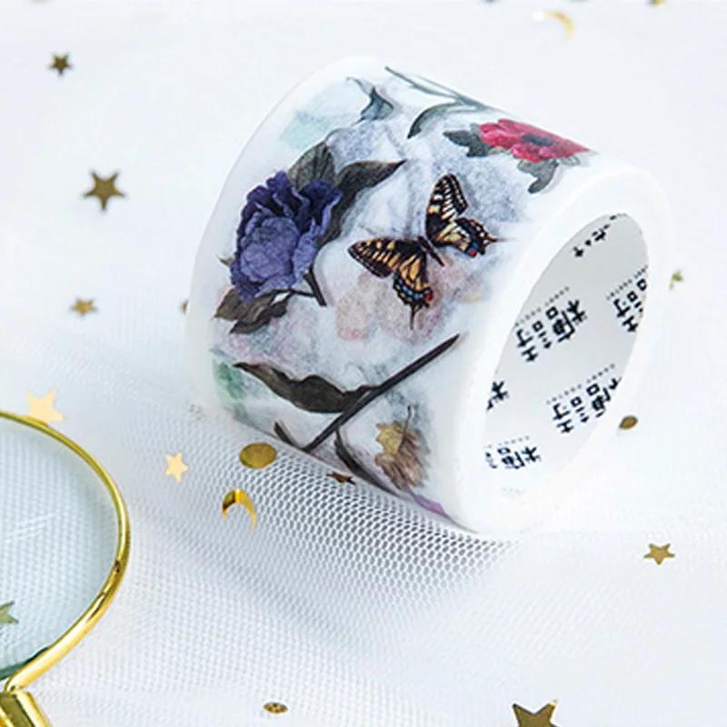 3,5 см* 5 м красивые цветы растение васи лента diy Украшение для скрапбукинга маскирующая лента клейкая лента