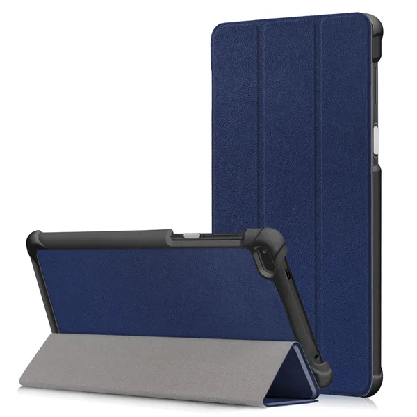 Чехол с треугольной подставкой для Lenovo Tab4 Tab 4 7 inch TB-7504 TB-7504F TB-Lenovo ТБ-7504X (2017) умный