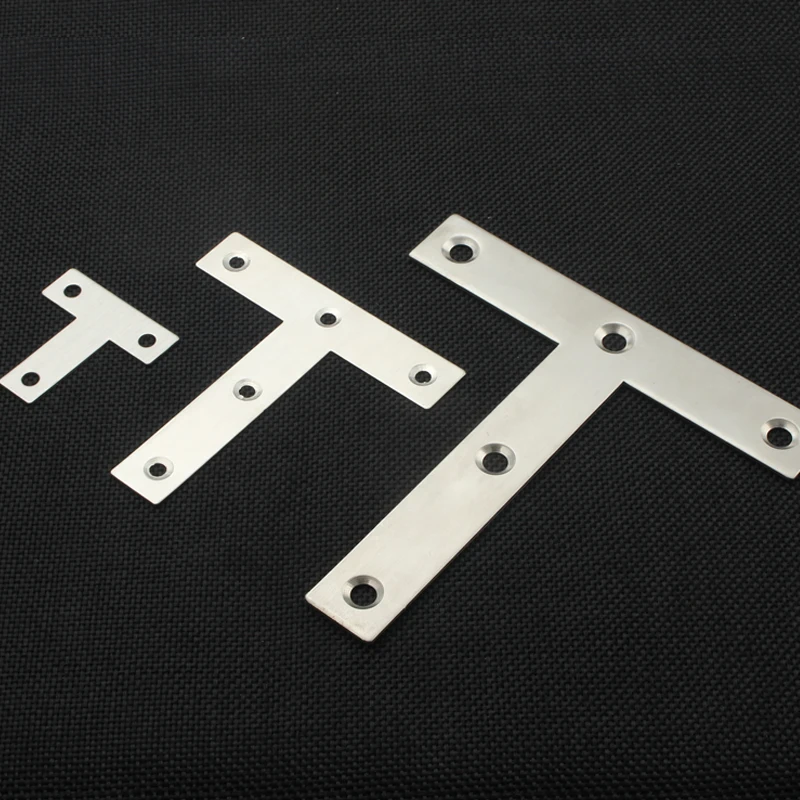 5 шт./лот L Стиль T из нержавеющей стали простой угловой кронштейн опорная плата