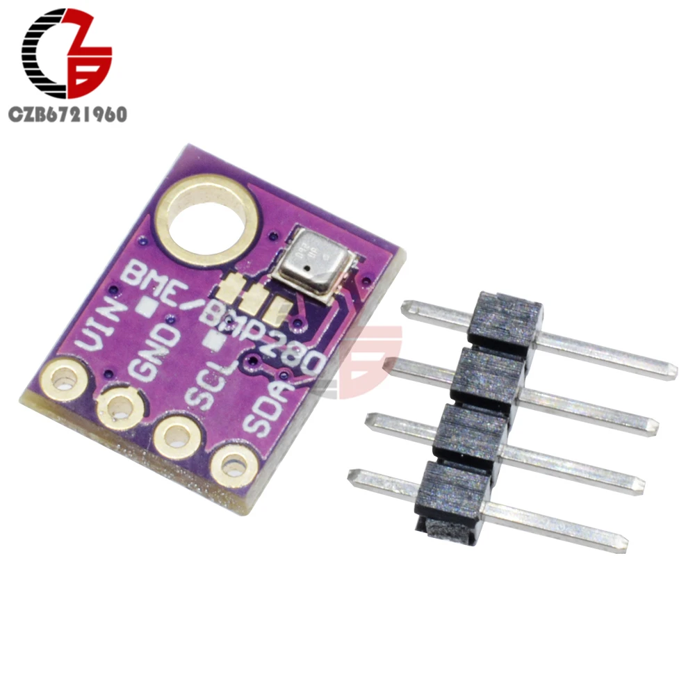 Модуль датчика атмосферного давления I2C SPI 1 8 5V для барометра термостата|Датчики