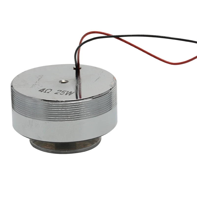 55 мм 4Ohm 25 вт DIY супер бас стерео резонанс и вибрация динамик Полная частота ударный Рог металлический динамик NdFeB двойной Магнитный