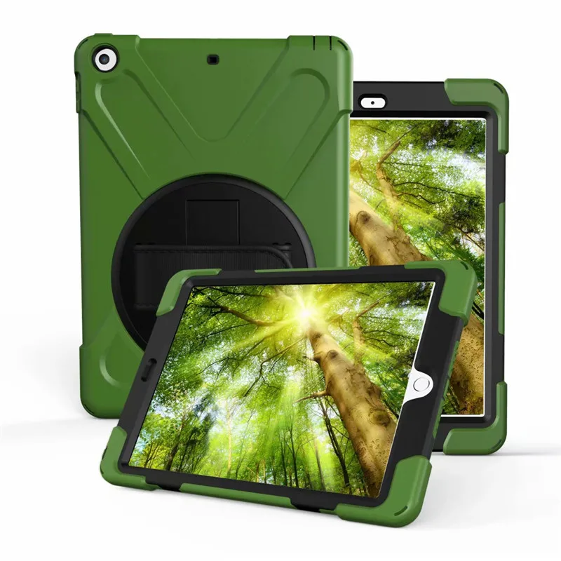 Для IPad 2/3/4 противоударный Детский защитный чехол для iPad2/3/4 сверхпрочный силиконовый Жесткий чехол с откидной подставкой