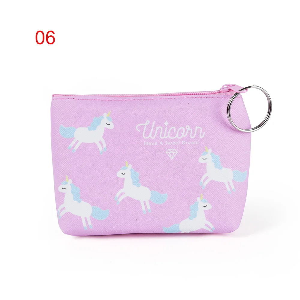 Pink 1 шт., новинка, женские кошельки на молнии, сумка для монет, для девушек, маленький мини кошелек, кролик, арбуз, груша, ананас, с принтом, сумка для мелочи, нулевая сумка - Цвет: Pink