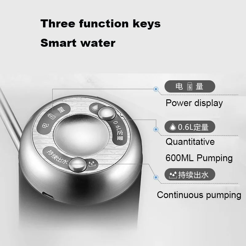 12В беспроводной Электрический автоматический вертикальный водяной насос умный