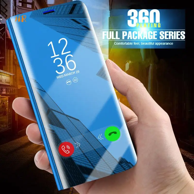 Чехол Smart View mi rror для Xiaomi 8 Lite SE чехол подставка|Чехлы-книжки| |