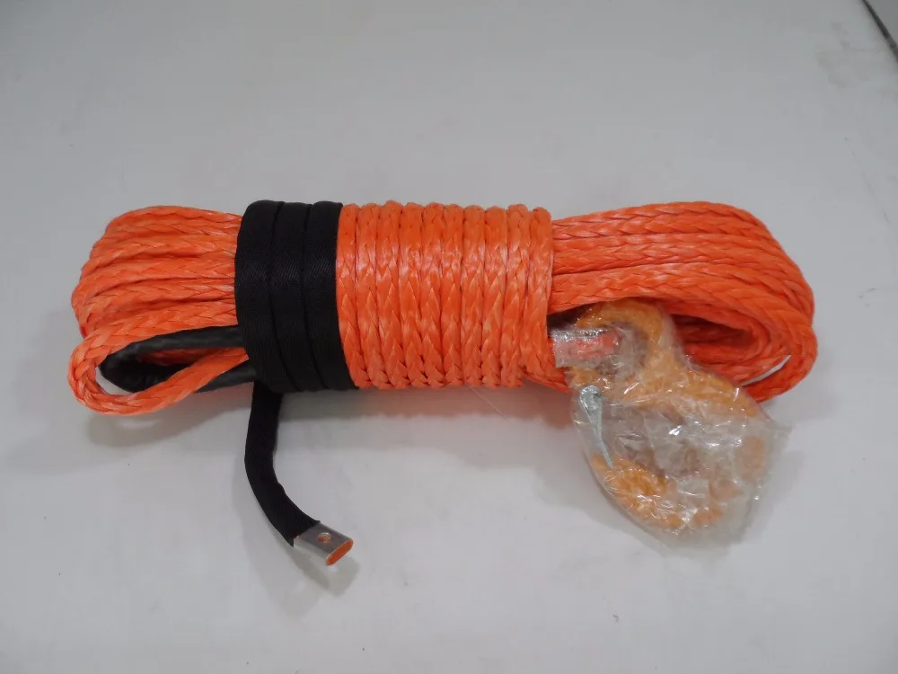 

Orange 10mm*30m Synthetic Rope, Winch Rope,Boat Winch Rope for Accessaries,Off Road Rope