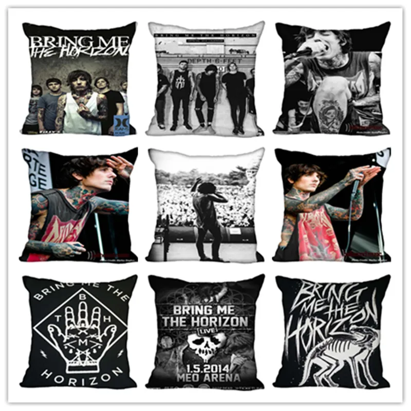 Изготовленный на заказ для мобильных телефонов с надписью Bring Me The Horizon квадратная