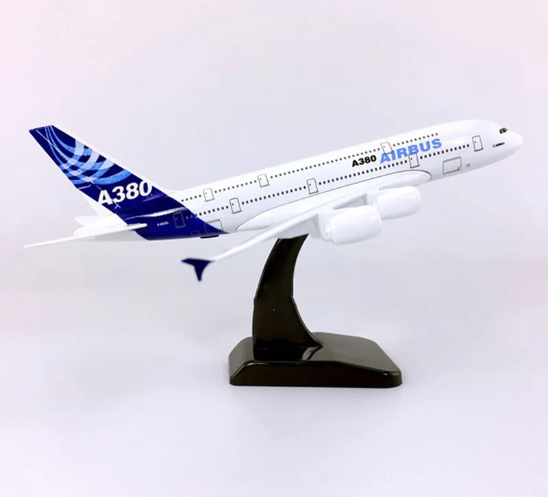 

18CM 1/400 Hobby Collectible Toy Airbus A380 Best Prototype airplane aircraft plane alloy static solide model with base display