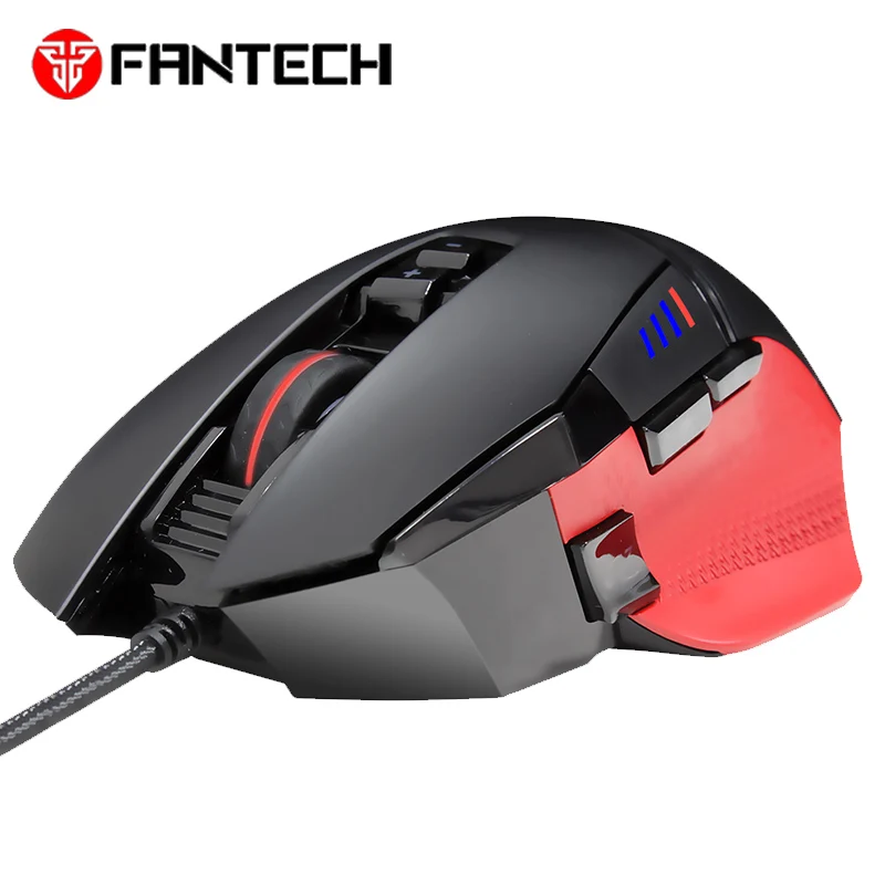 Fantech X11 USB Проводная Подсветка 8000 Точек на дюйм игровой макро мышь RGB Цвет 8 кнопок