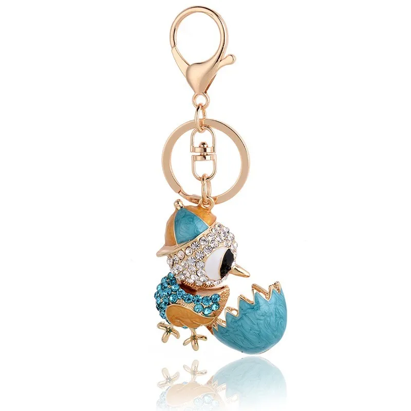 Роскошный брелок для ключей с петухом и держателем для ключей Porte clef подарок для мужчин и женщин пакет Сувенирный кулон для автомобиля