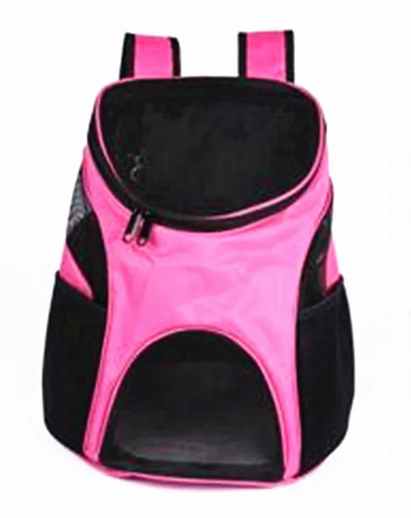 pink 7 цветов, переноска для собак синего цвета, переноска для собак, кошек, переносная сумка на молнии, сетчатый рюкзак, дышащие сумки для собак - Цвет: pink