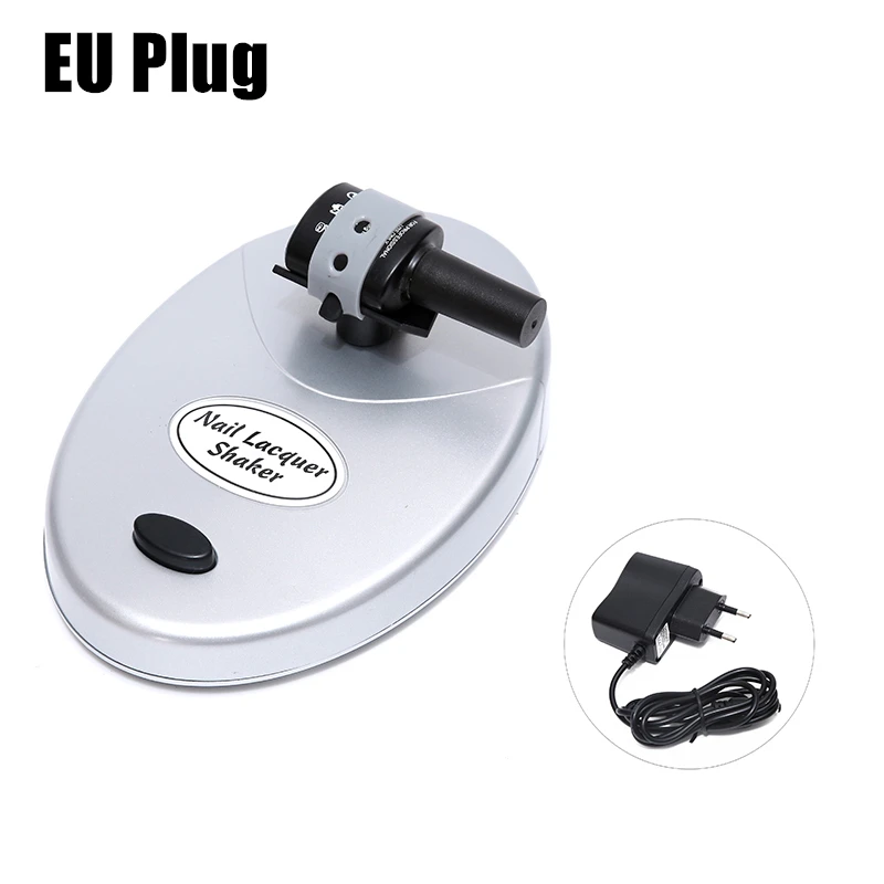 EU Plug Лак для ногтей, шейкер, Гель-лак для ногтей, тату, краска, шейкер, бутылка для жидкости, анти-прокалывание, блокирующая вибрационная машина - Цвет: EU Plug