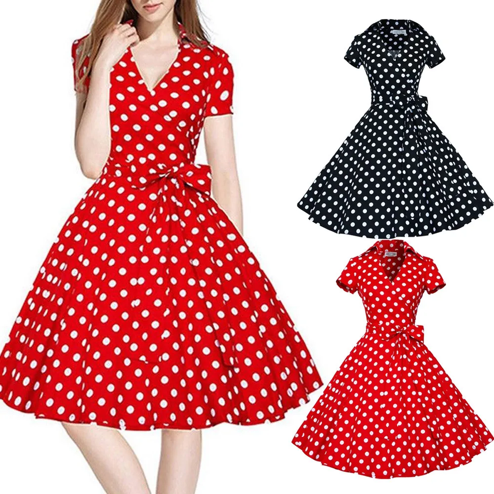 Платье snowshine YLW женское винтажное 50S 60 S в стиле ретро повседневное для вечеринок |