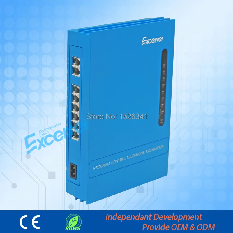 Excelltel / PABX/ SOH PBX/Офисная АТС/MS206/ 2 PSTN line 6 extension/с идентификатором переводного вызова
