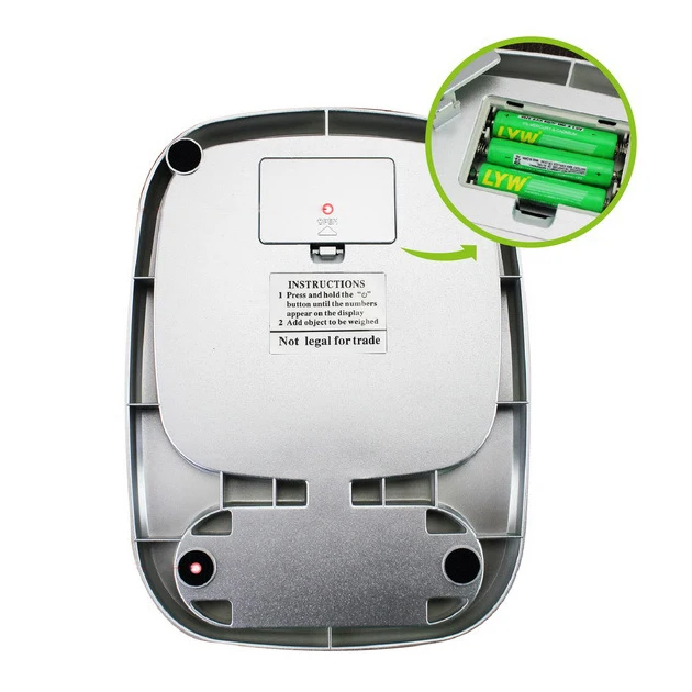 10 кг/1 г тонкий из нержавеющей стали цифровые электронные кухонные весы