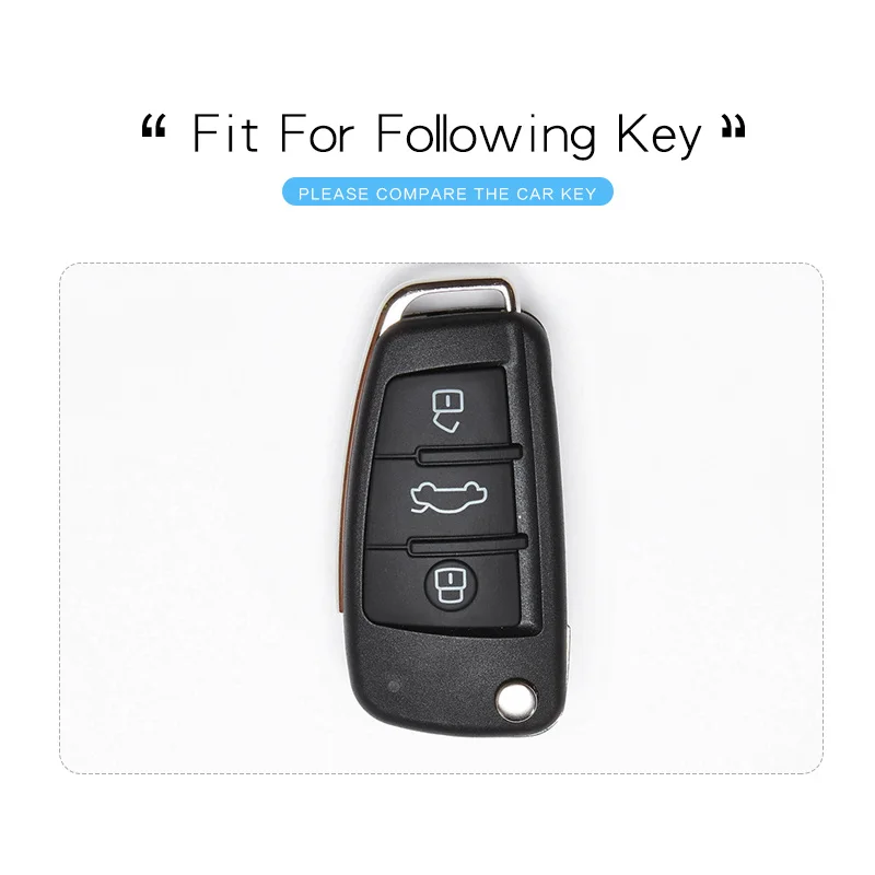 Мягкий ТПУ чехол для автомобильного ключа Audi A2 A3 A6 C6 4F A4 B9 B7 Avant B8 B6 Q7 Q5 Q3 TT MK1