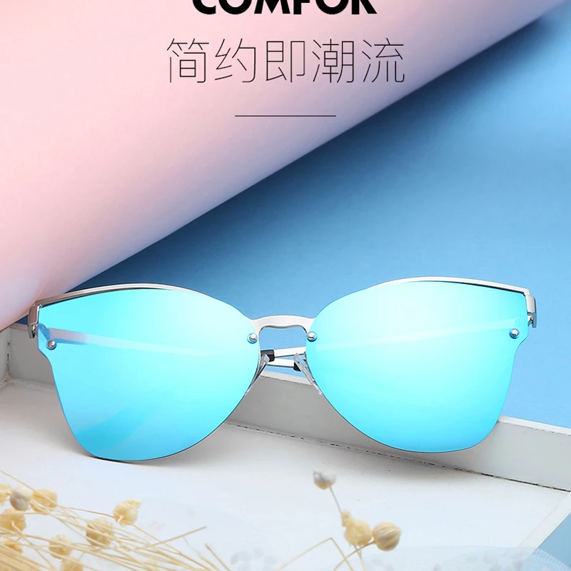 Полуоправы Солнцезащитные очки женские классические овальные мужские винтажные