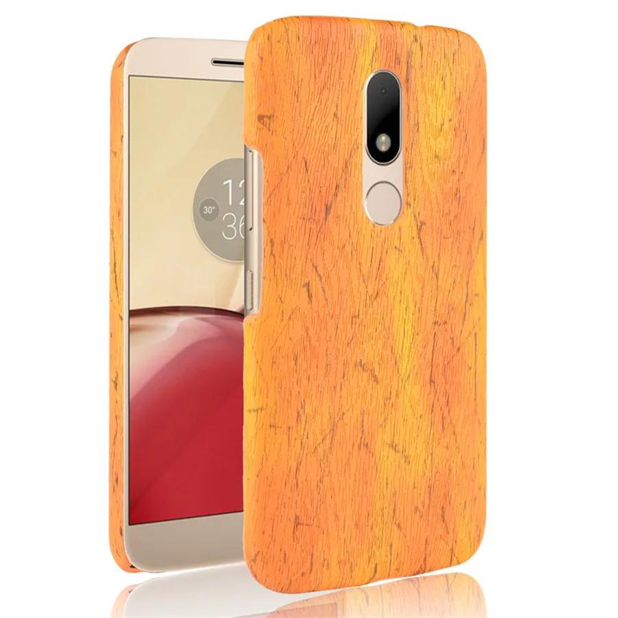 Чехол HOTSWEI для Motorola Moto M 5 дюйма тонкий чехол из древесной кожи жесткий пластиковый