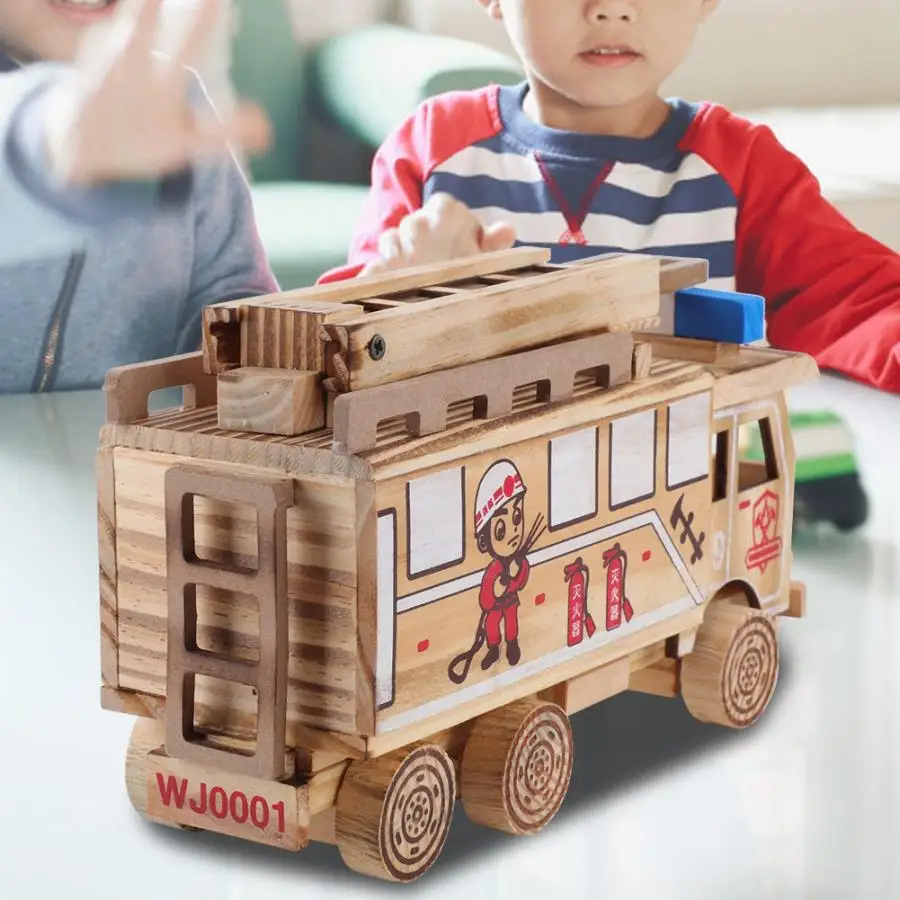YOSOO детские деревянные инженерные транспортные средства, игрушки для детей, деревянный наконечник грузовика, модель автомобиля, грузовик, инженерные транспортные средства, детские игрушки для детей
