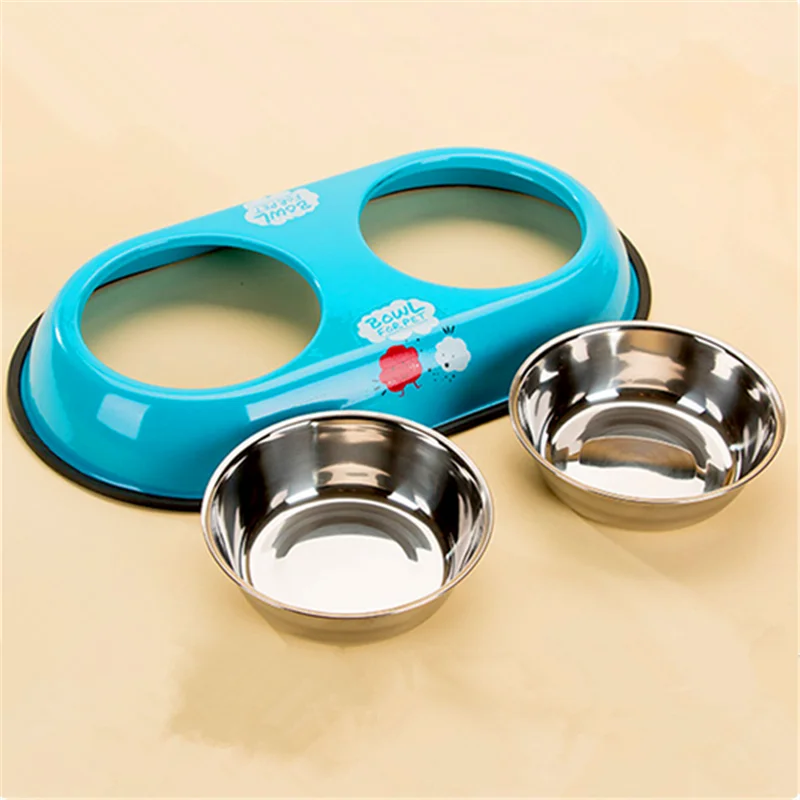Новая модная противоскользящая миска для собак из нержавеющей стали|dog bowl|dog feeder