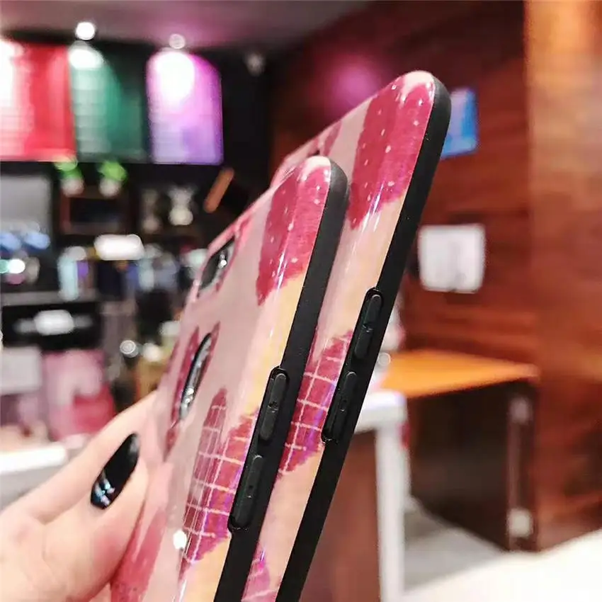 Для iPhone XR XS MAX 8 7 6s Plus телефонные чехлы полная задняя крышка Чехлы синий луч света