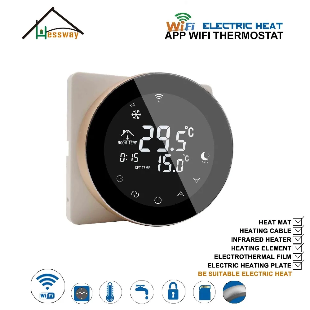 Термостат с двойным датчиком и Wi Fi 16 А|Приборы для измерения температуры| |