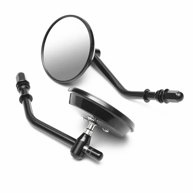 2x мотоциклетные хромированные круглые зеркала заднего вида для Harley Dyna Road Glide