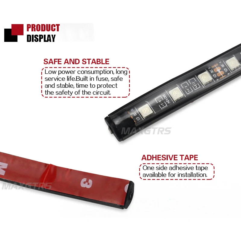 4 шт. декоративные полосы для салона автомобиля 12 SMD| |